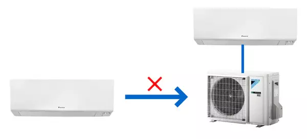 Extra binnenunit toevoegen aan een single-split aircosysteem