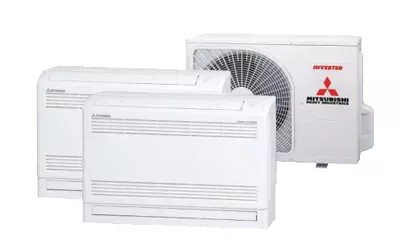 Multi-split airco Mitsubishi vloerairco