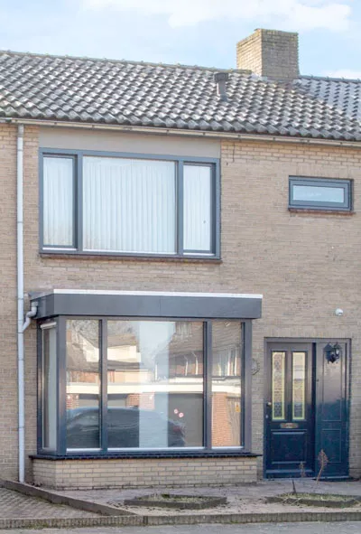 Voorbeeld van een rijtjeshuis